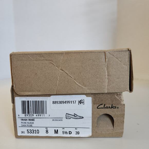 Clarks Trish Rose, Rose Suede US 8 - Picture 10 of 10